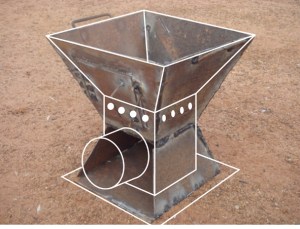 Adaptation for briquettes