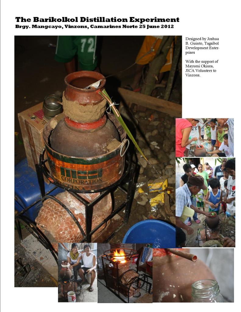 The Mangcayo Distillation Experiment